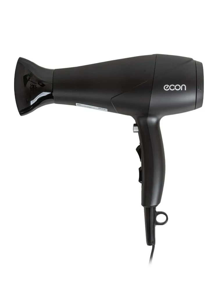 Фен ECON ECO-BH223D 2200 Вт серый, черный фен econ eco bh224d 2200 вт