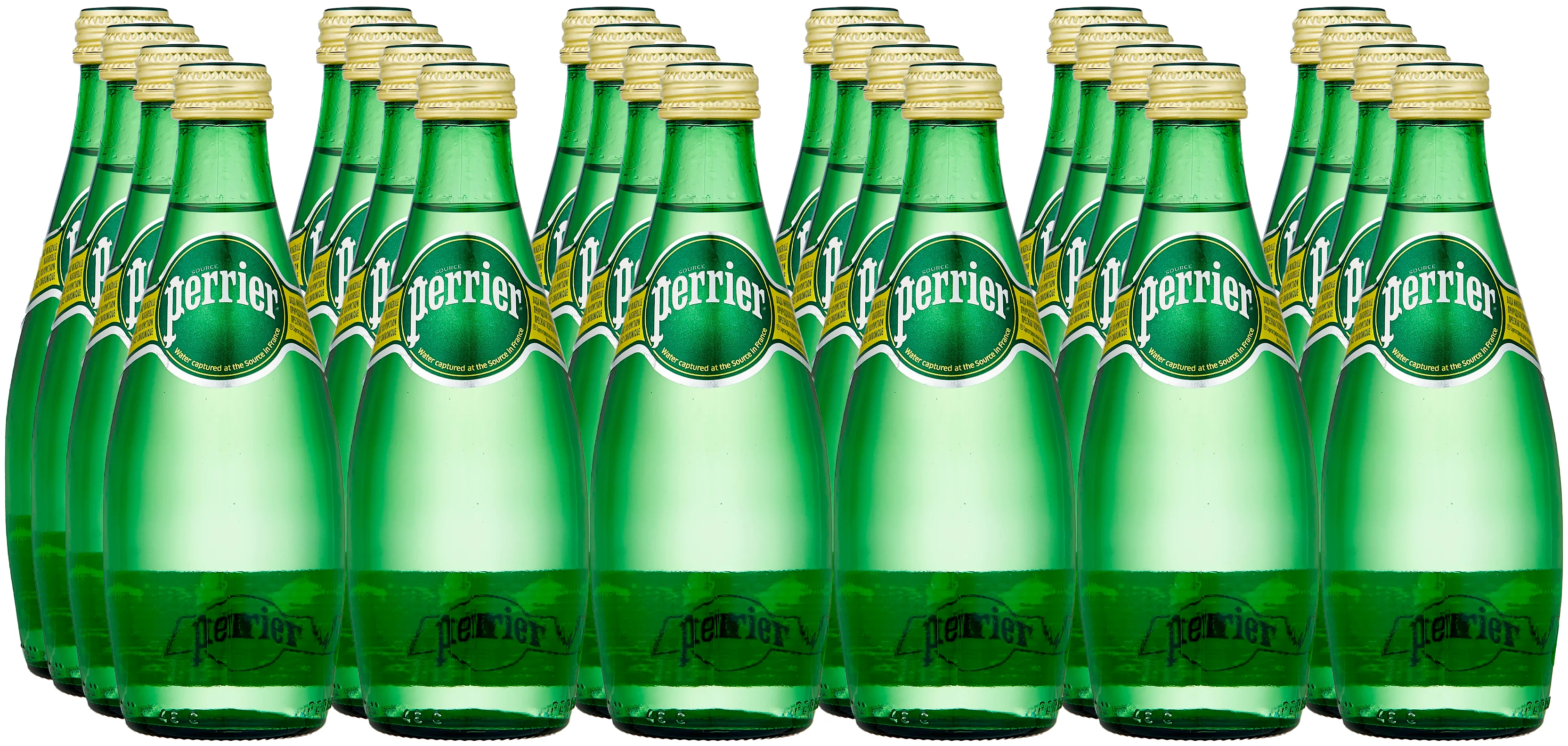 Вода минеральная Perrier (Перье) 0,33 х 24 шт. газированная, стекло