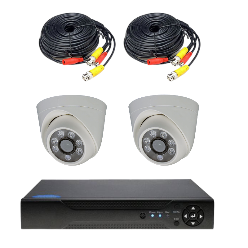 Комплект видеонаблюдения AHD 5Мп Ps-Link KIT-A502HD 2 камеры для помещения раскраска пластилином каляка маляка жители африки 4 картинки 20x20