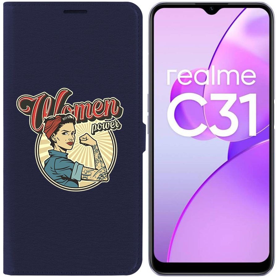 

Чехол-книжка Eco Book для Realme C31 Women Power