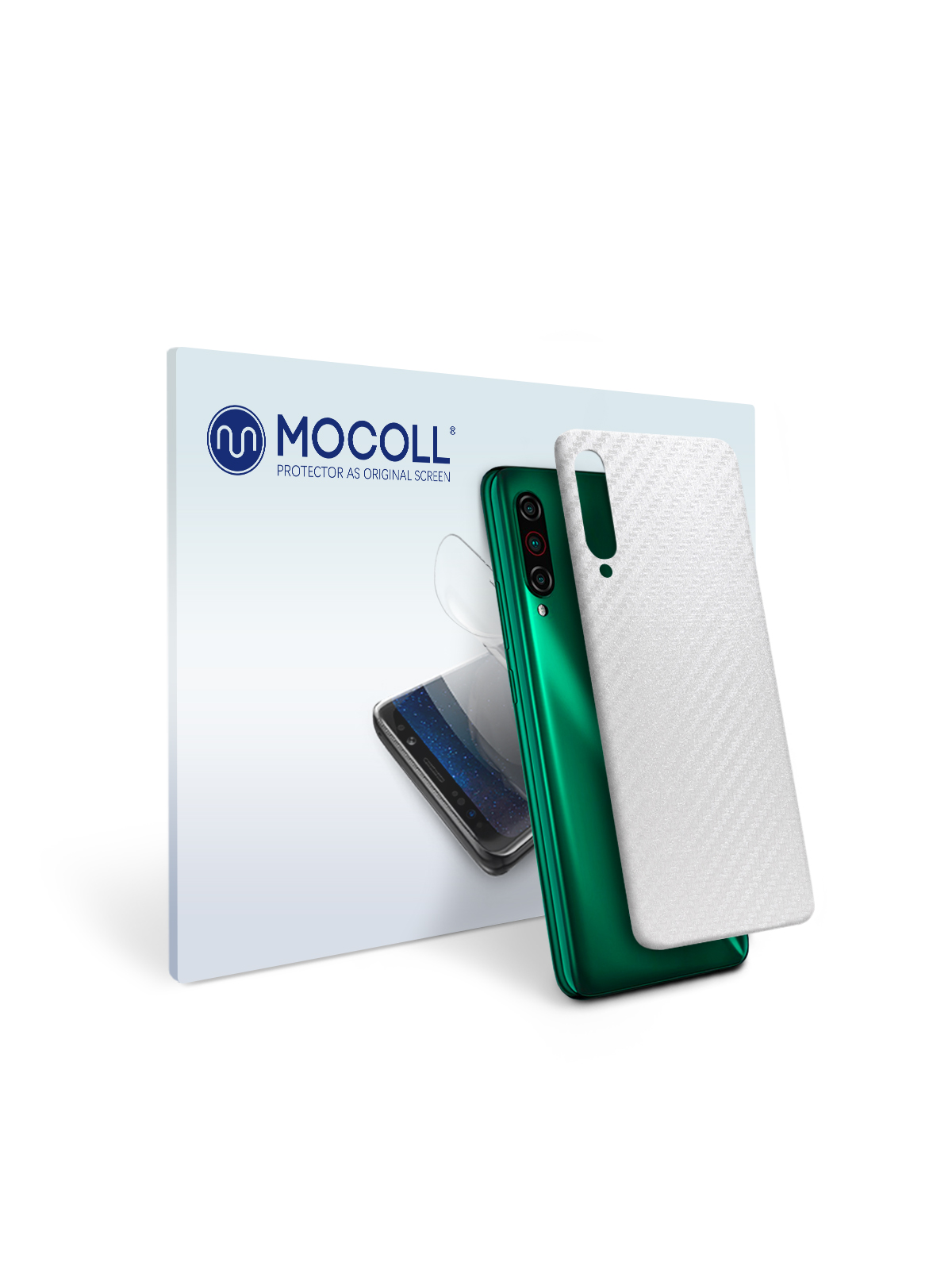 

Пленка защитная MOCOLL для задней панели Meizu 16 Карбон Прозрачный