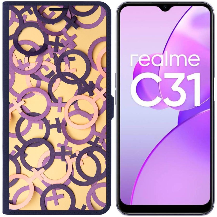 

Чехол-книжка Eco Book для Realme C31 Женское начало