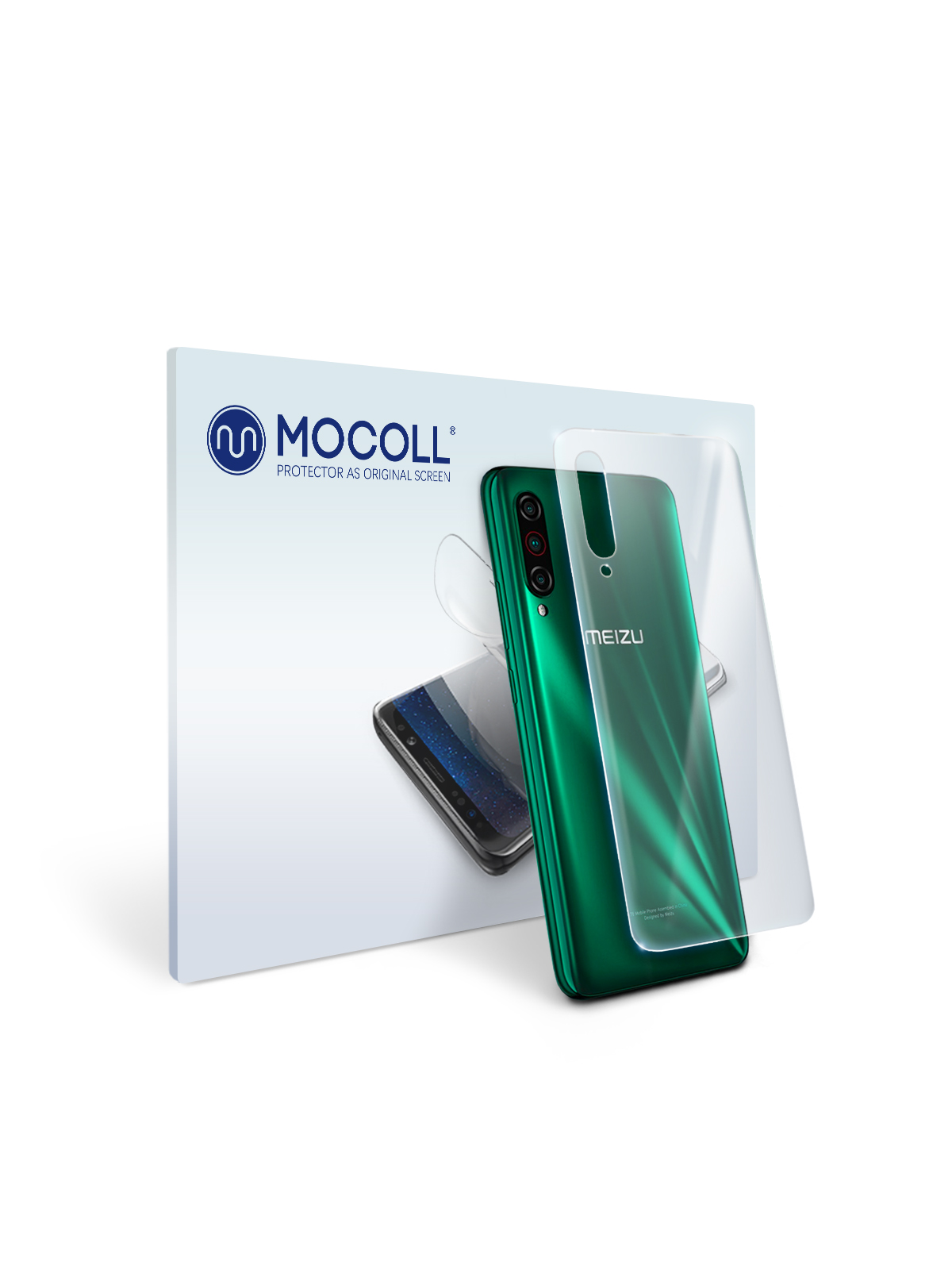 

Пленка защитная MOCOLL для задней панели Meizu M3Note Прозрачная матовая