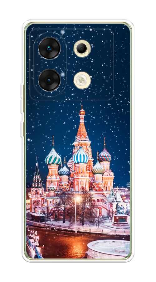 

Чехол на Infinix Zero 30 5G "Москва 1", Коричневый;синий;белый, 3104950-1