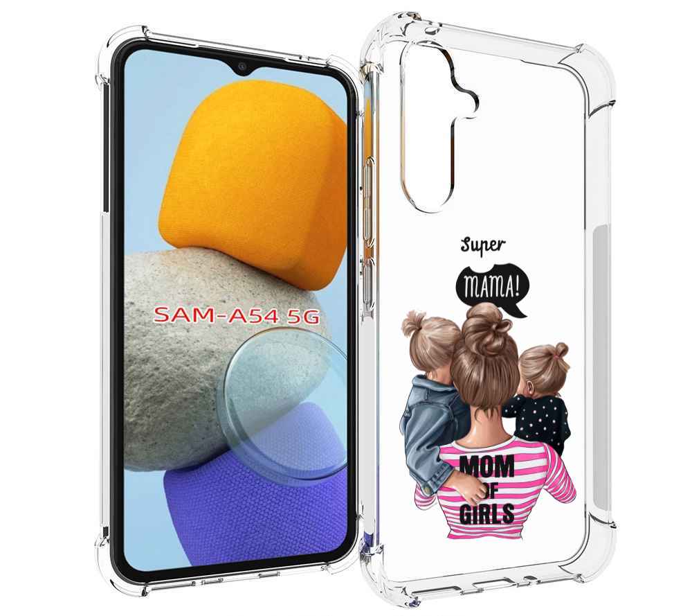 

Чехол MyPads Супер-мама-2 женский для Samsung Galaxy A54, Tocco