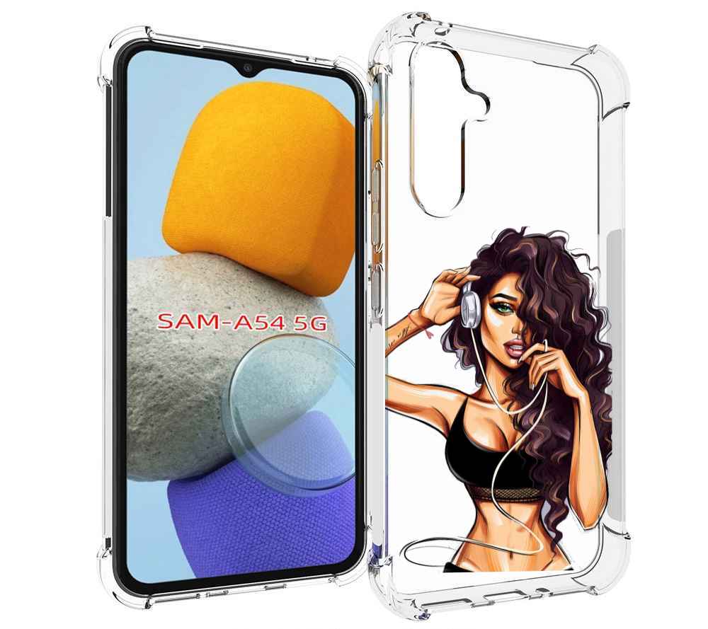 

Чехол MyPads Спортивная-девушка женский для Samsung Galaxy A54, Tocco