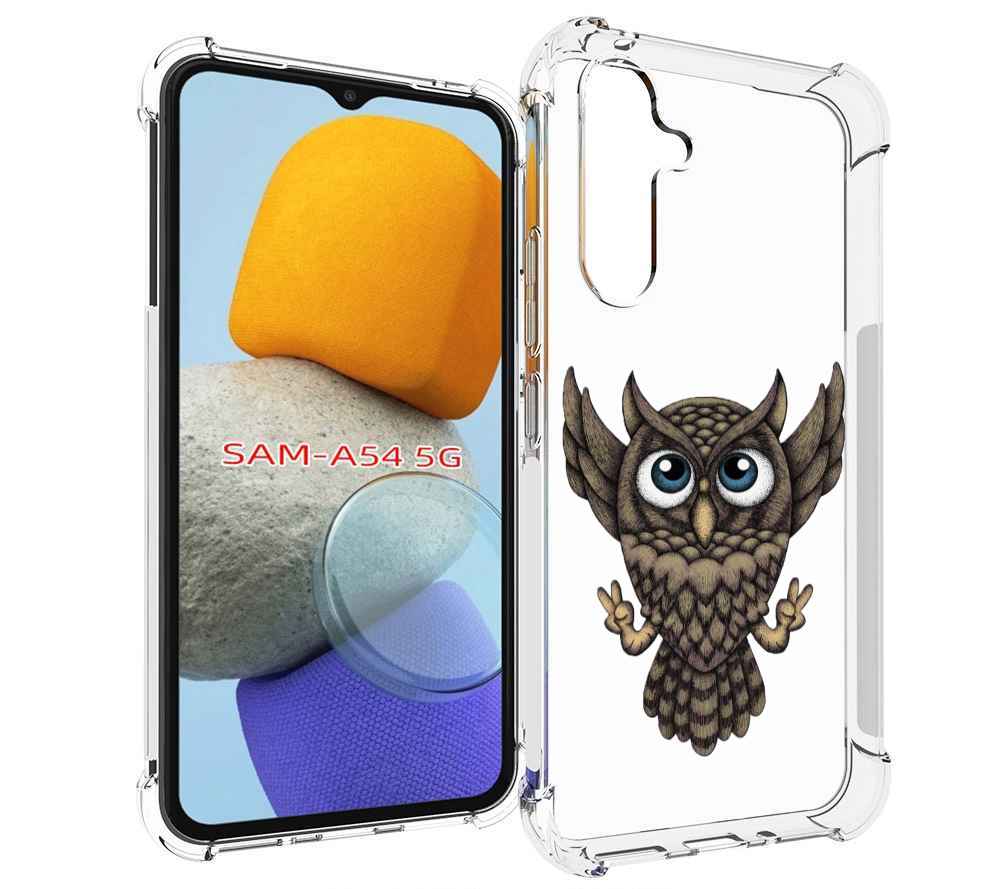

Чехол MyPads Сова для Samsung Galaxy A54, Tocco