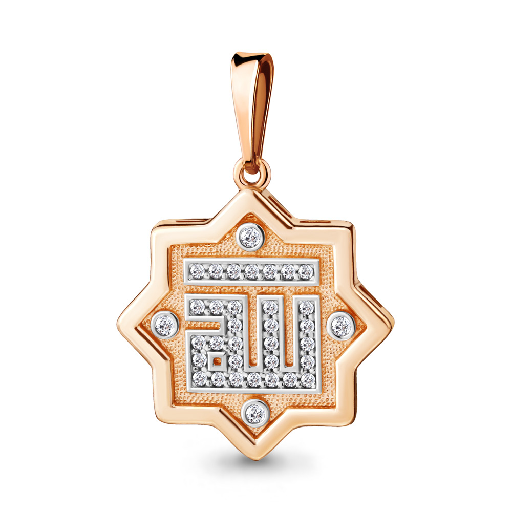 

Подвеска из серебра с фианитом Aquamarine 21183А_925_з, 21183А_925_з