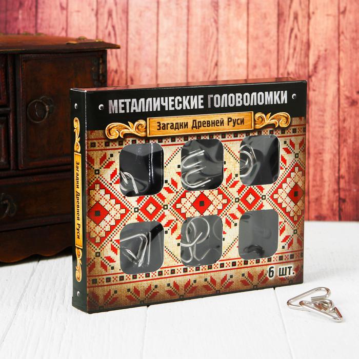 

Puzzle металлическая "Загадки Древней Руси" 6 штук