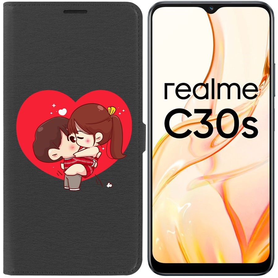 

Чехол-книжка Eco Book для Realme C30s Аниме любовь