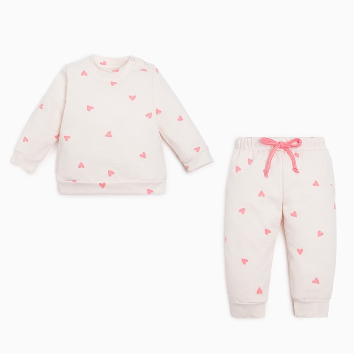 

Комплект: джемпер и брюки Крошка Я Зайчик, рост 68-74 см, цвет бежевый, Крошка Я Зайчик