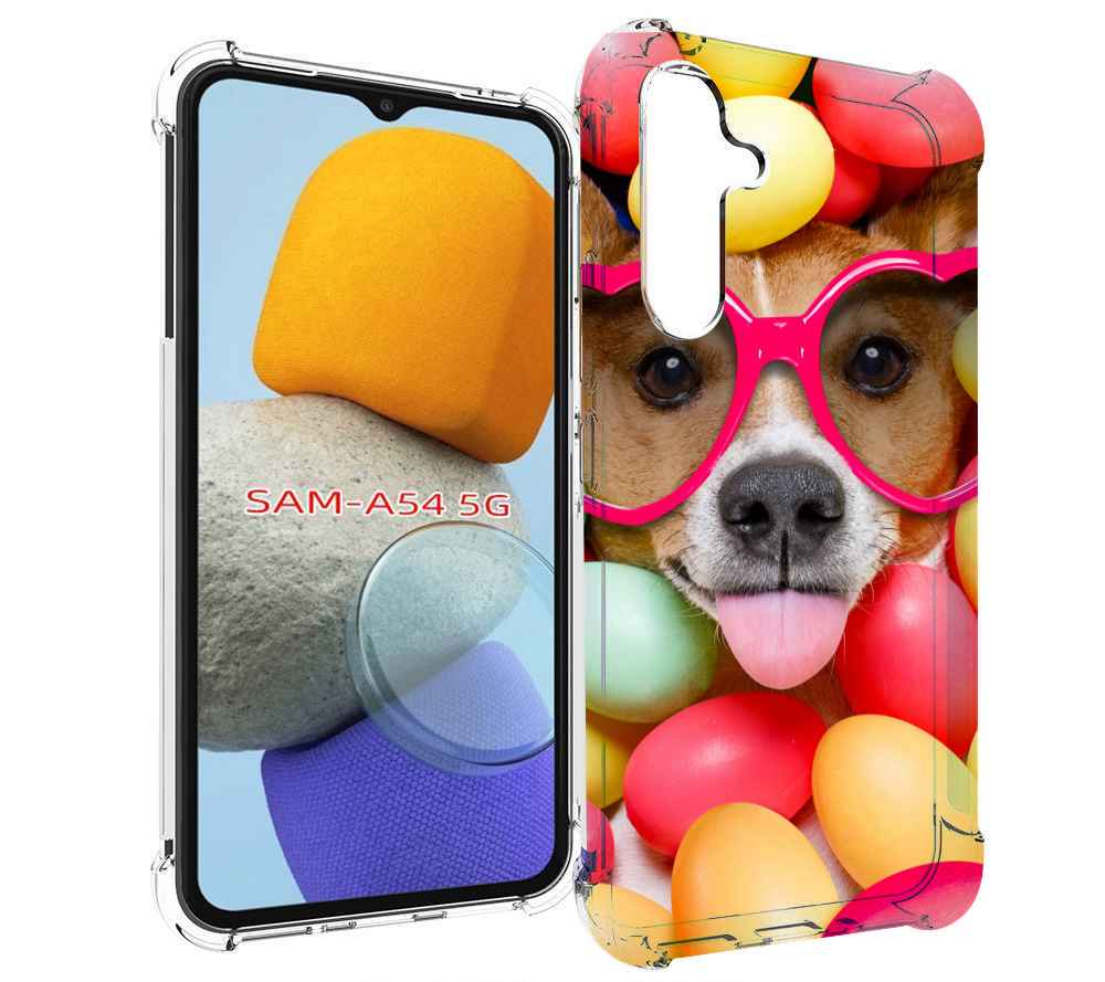 

Чехол MyPads Собака-в-яйцах для Samsung Galaxy A54, Tocco