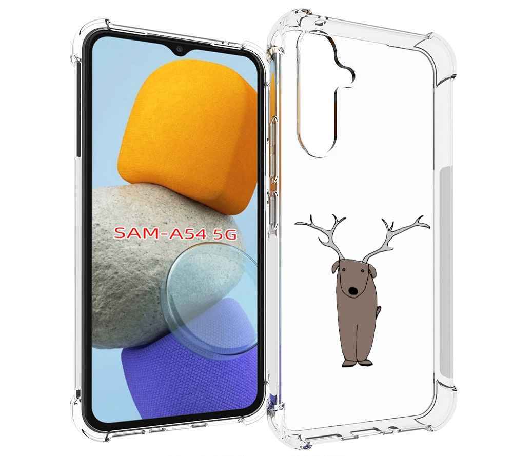 

Чехол MyPads Собака олень для Samsung Galaxy A54, Tocco