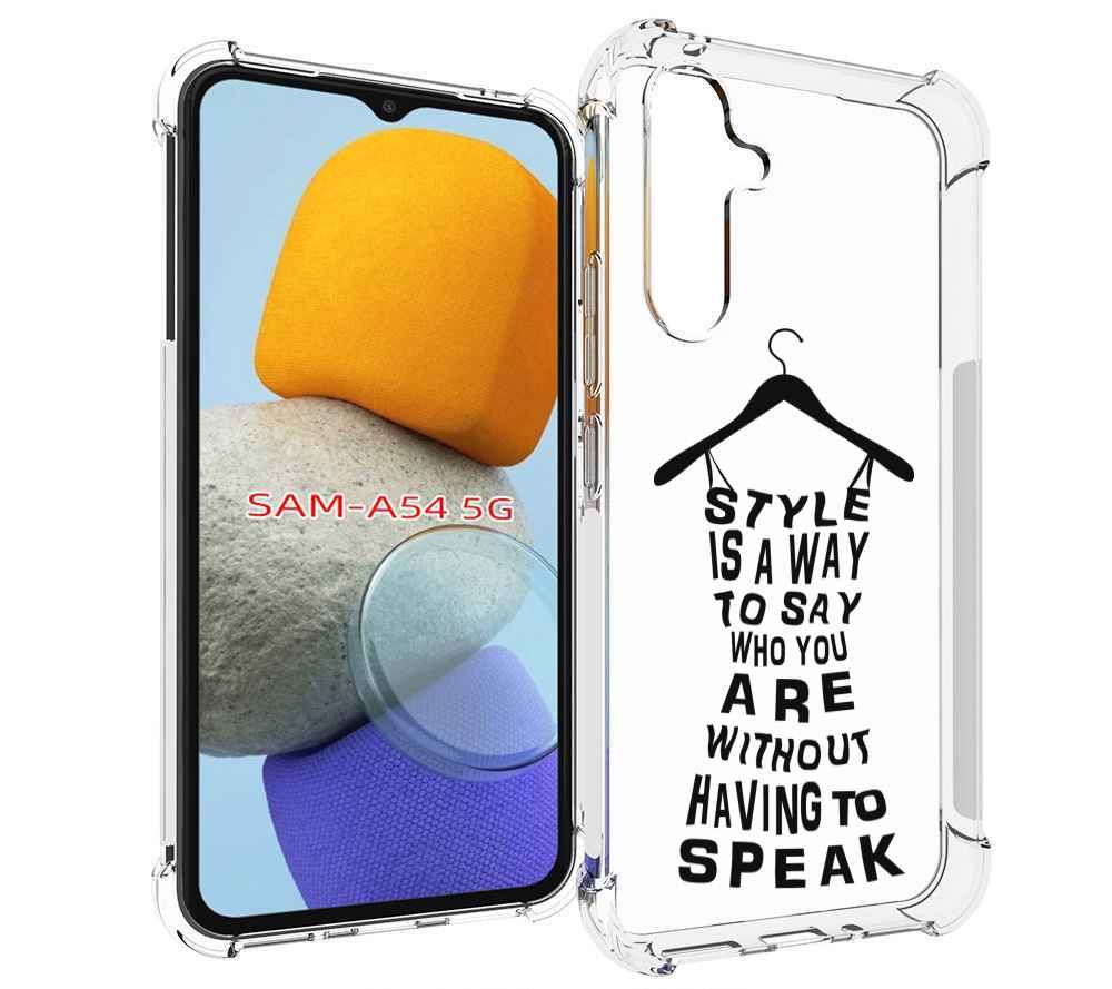 

Чехол MyPads Сарафан-из-слов для Samsung Galaxy A54, Tocco