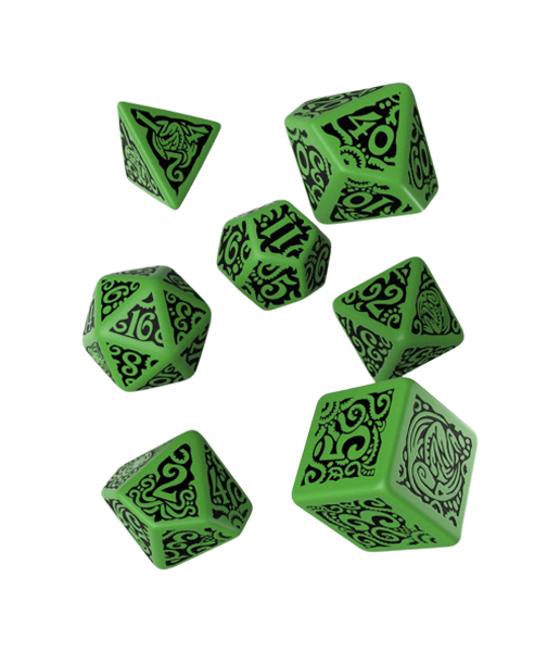 фото Набор кубиков q-workshop coc the outer gods cthulhu dice set 7 sctc60