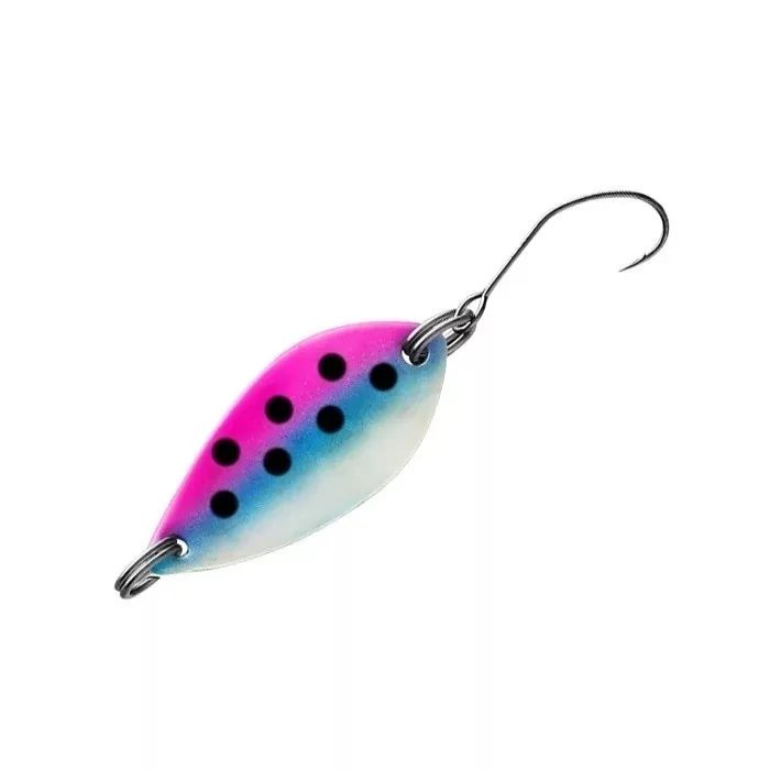 

Блесна Колеблющаяся Sprut Ajikiri Micro Spoon 27 WBPN, Белый;голубой;розовый, Ajikiri