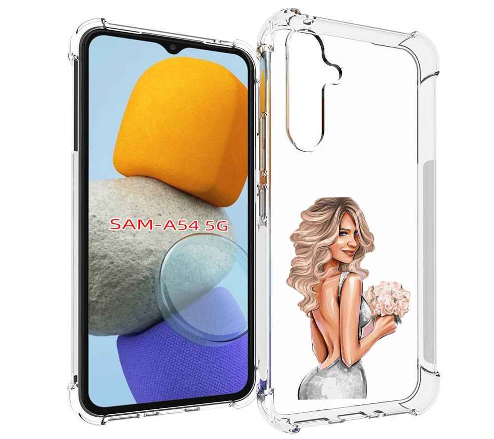 

Чехол MyPads Роскошное-платье женский для Samsung Galaxy A54, Tocco