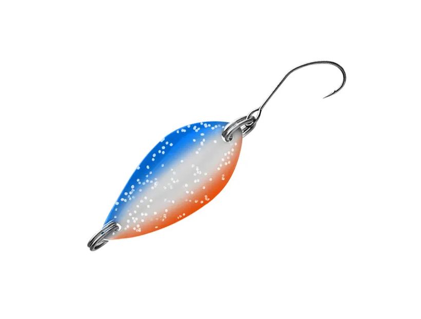 

Блесна Колеблющаяся Sprut Ajikiri Micro Spoon 27 SB, Синий;белый;оранжевый, Ajikiri