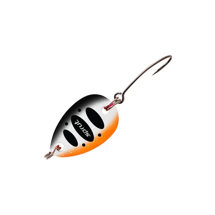 

Блесна Колеблющаяся Sprut Satori Micro Spoon 22 SBK, Черный;белый;оранжевый, Satori