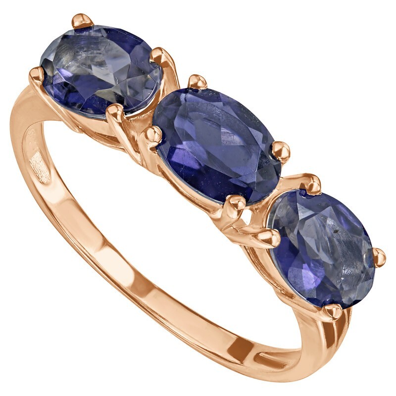 

Кольцо из серебра с иолитом р.18,5 LAZURIT-ONLINE 833102, 833102