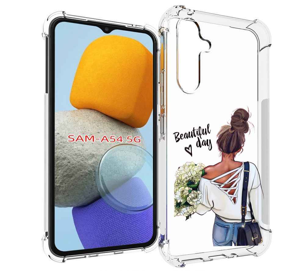

Чехол MyPads Прекрасный-день для Samsung Galaxy A54, Tocco