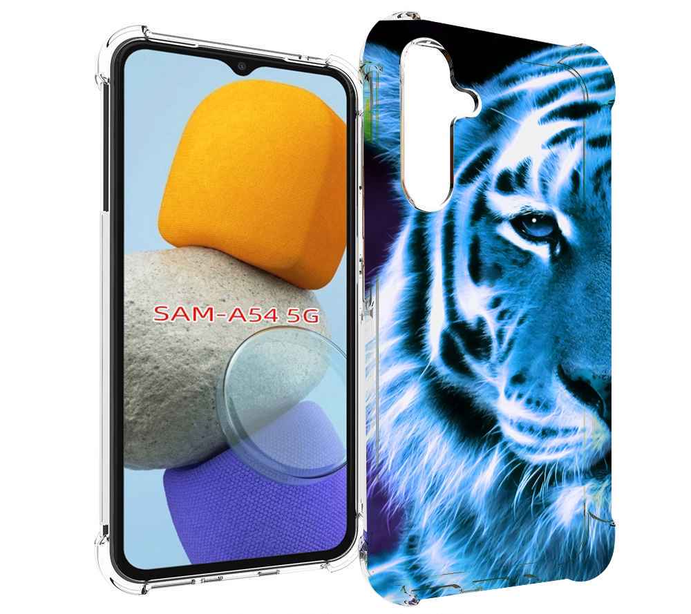 

Чехол MyPads Половина-тигра мужской для Samsung Galaxy A54, Tocco
