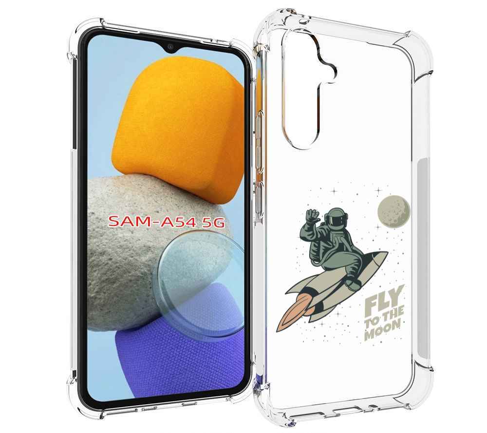 

Чехол MyPads Полет-на-Луну для Samsung Galaxy A54, Tocco