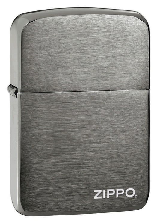 

Зажигалка ZIPPO 1941 Replica Black Matte, латунь/сталь, чёрная, матовая, 38x13x57 мм, Черный