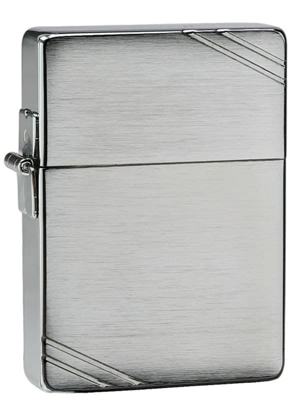 

Зажигалка ZIPPO 1935 Replica Brushed Chrome, латунь/сталь, серебристая, 37x13x52 мм, Серебристый