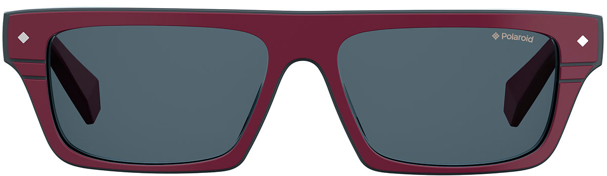 фото Солнцезащитные очки мужские polaroid premium pld 6085/s/x черные/красные
