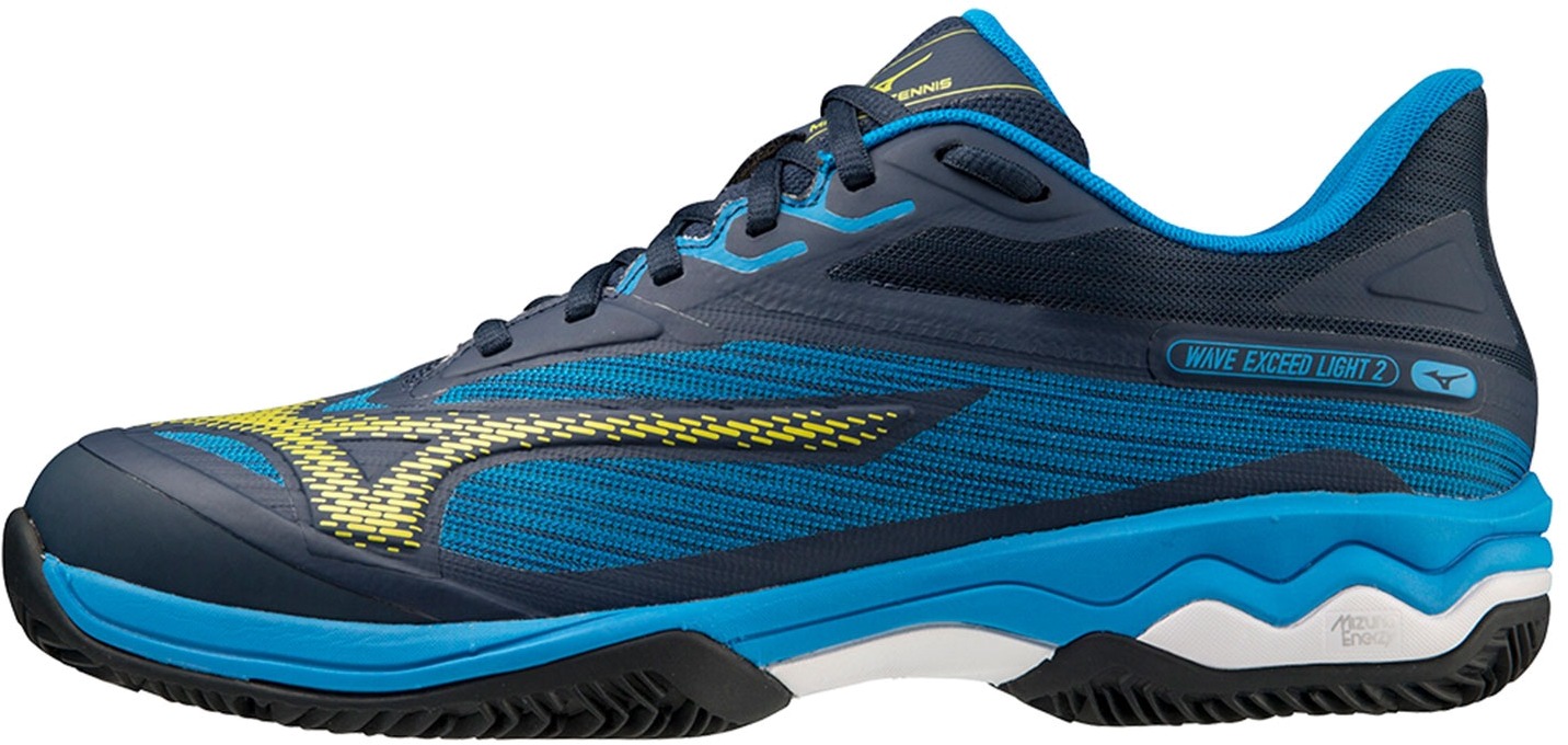 

Кроссовки мужские Mizuno SHOE WAVE EXCEED LIGHT CC синие 10 UK, Синий, SHOE WAVE EXCEED LIGHT CC