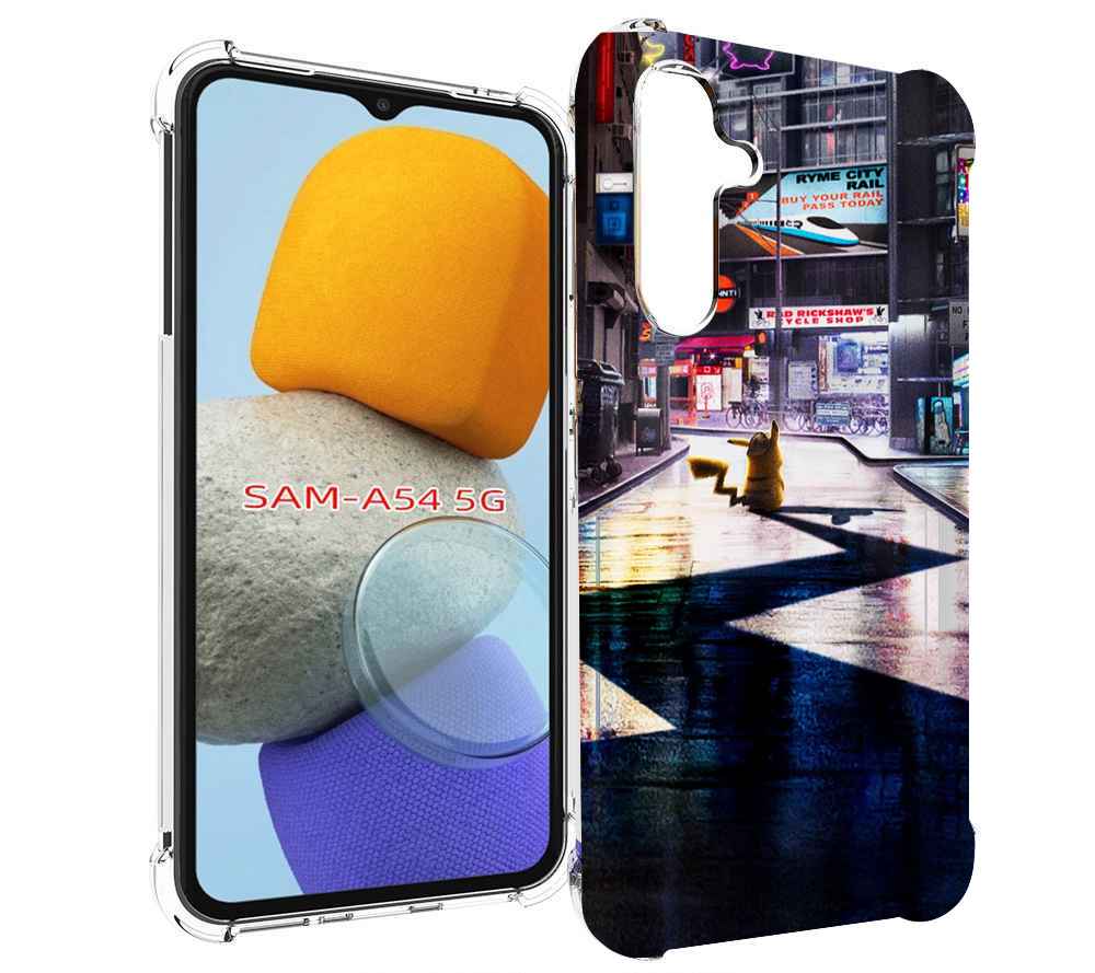

Чехол MyPads Пикачу-в-городе для Samsung Galaxy A54, Tocco