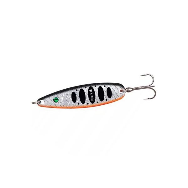 

Блесна Колеблющаяся Sprut Hanko Spoon 75 SBK, Черный;серебристый;оранжевый, Hanko