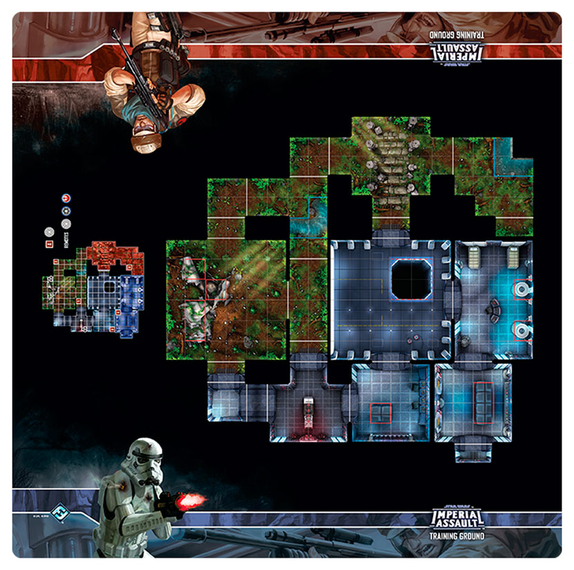 фото Коврик fantasy flight games star wars imperial assault: training ground playmat swi38