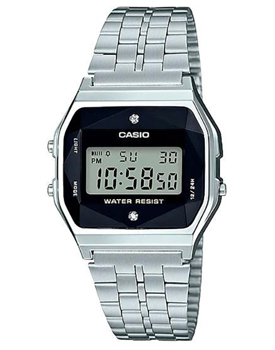 фото Наручные часы мужские casio a159wad-1d серебристые