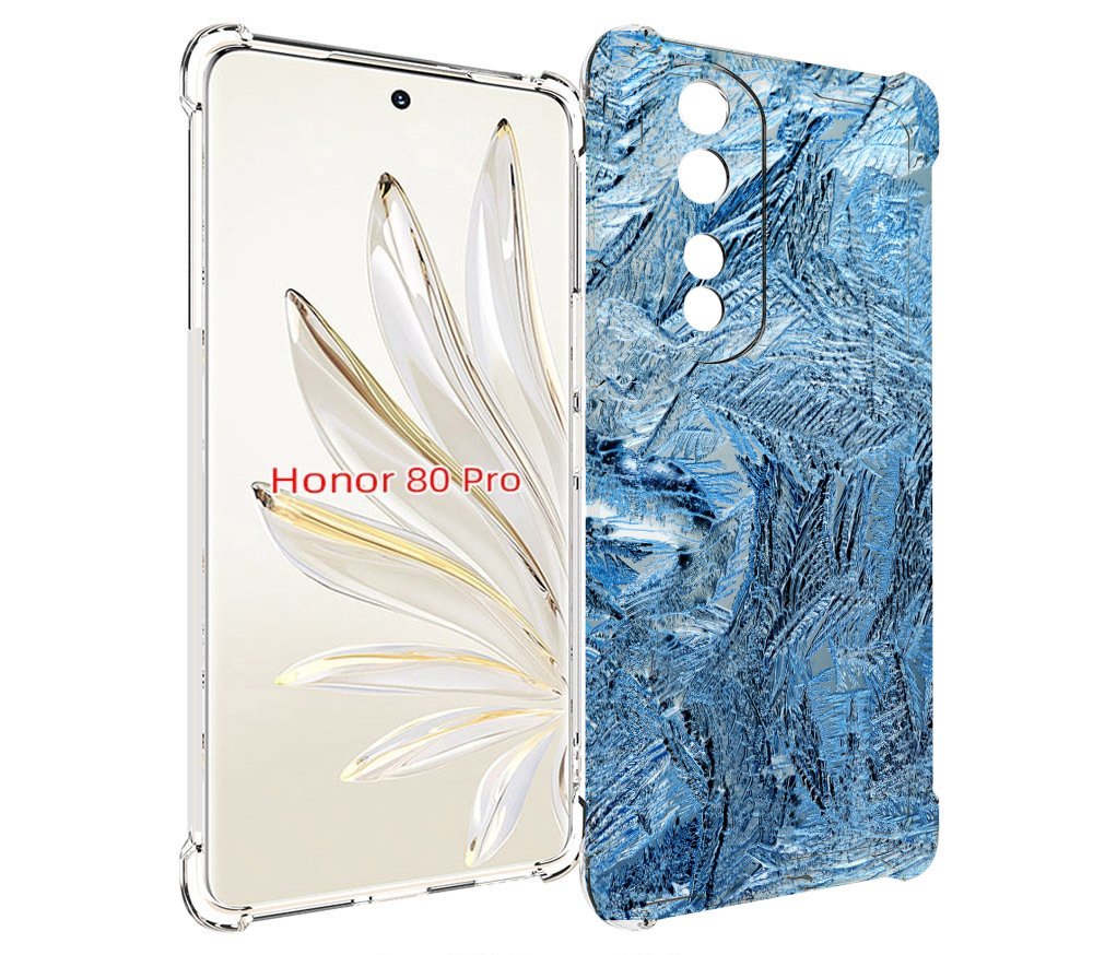 

Чехол MyPads обледенение для Honor 80 Pro, Прозрачный, Tocco