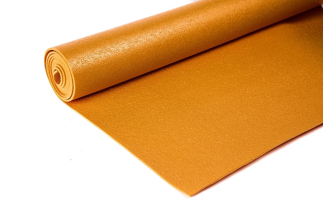 Коврик Ramayoga для йоги Yin-Yang Studio 3 мм, 1.2 кг, 183 см, оранжевый, 60 см