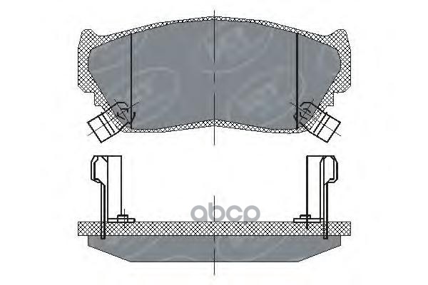 Тормозные колодки SCT передние SP135