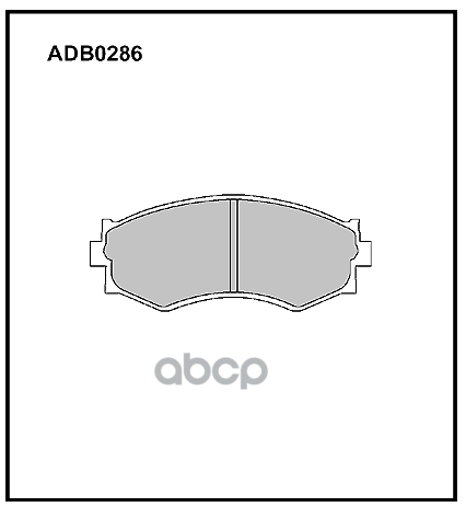 

Тормозные колодки ALLIED NIPPON передние ADB0286