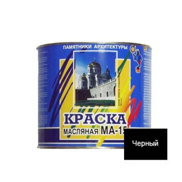 фото Краска масляная памятники архитектуры 2,5кг черн.