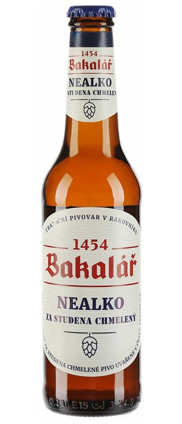 Пиво безалкогольное Bakalar (Бакалар) 0,33 л х 24 бутылки, стекло