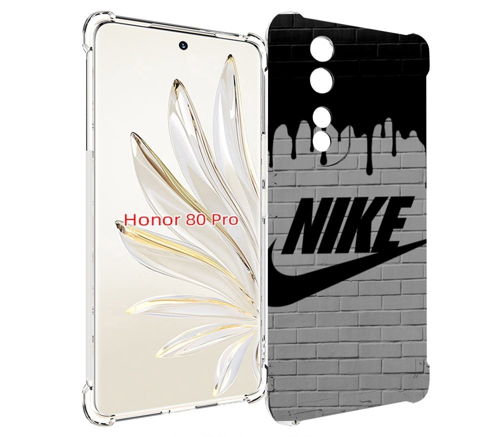

Чехол MyPads найк в краске для Honor 80 Pro, Прозрачный, Tocco