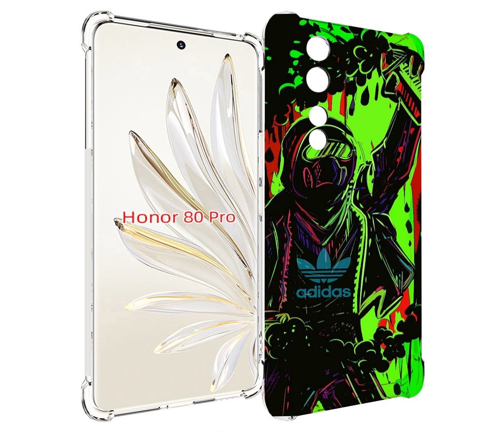 

Чехол MyPads мужчина в красках адидас для Honor 80 Pro, Прозрачный, Tocco