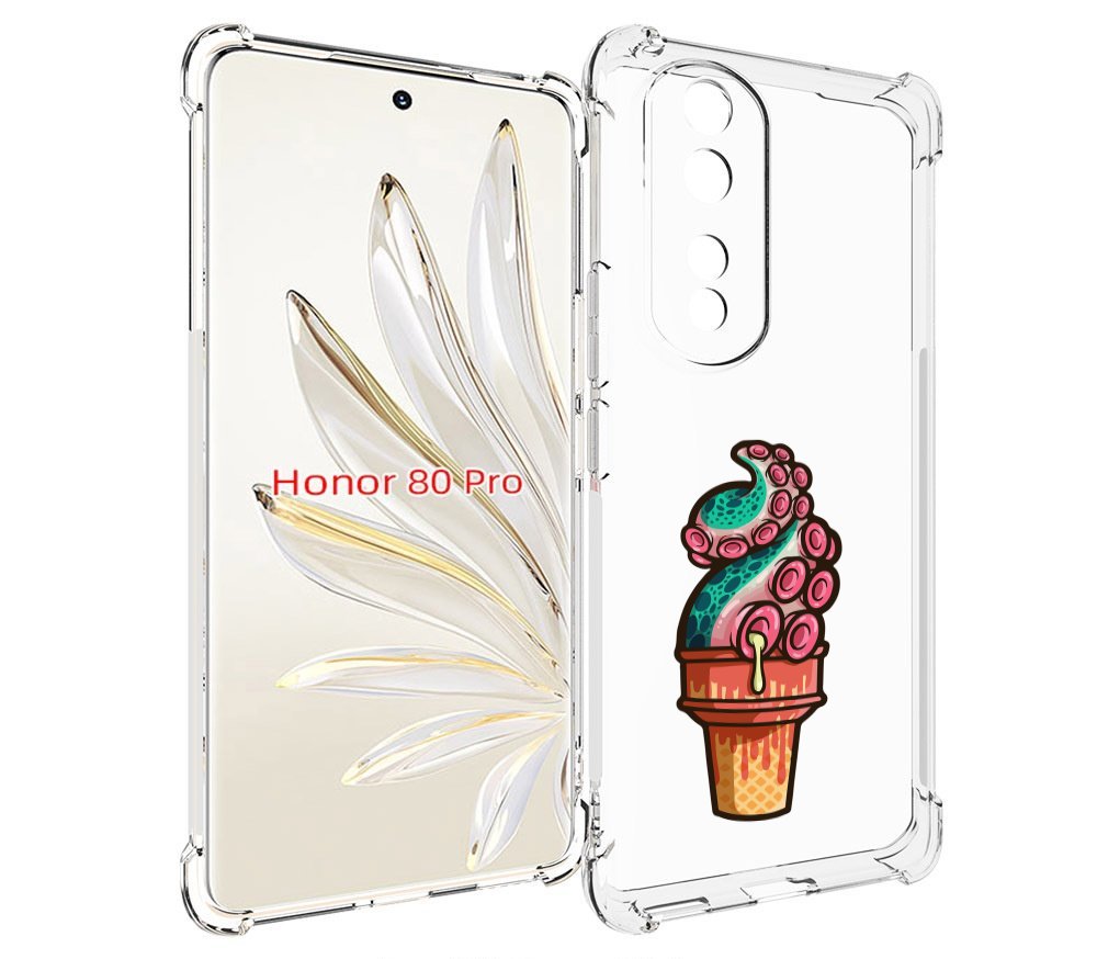 

Чехол MyPads мороженное для Honor 80 Pro, Прозрачный, Tocco