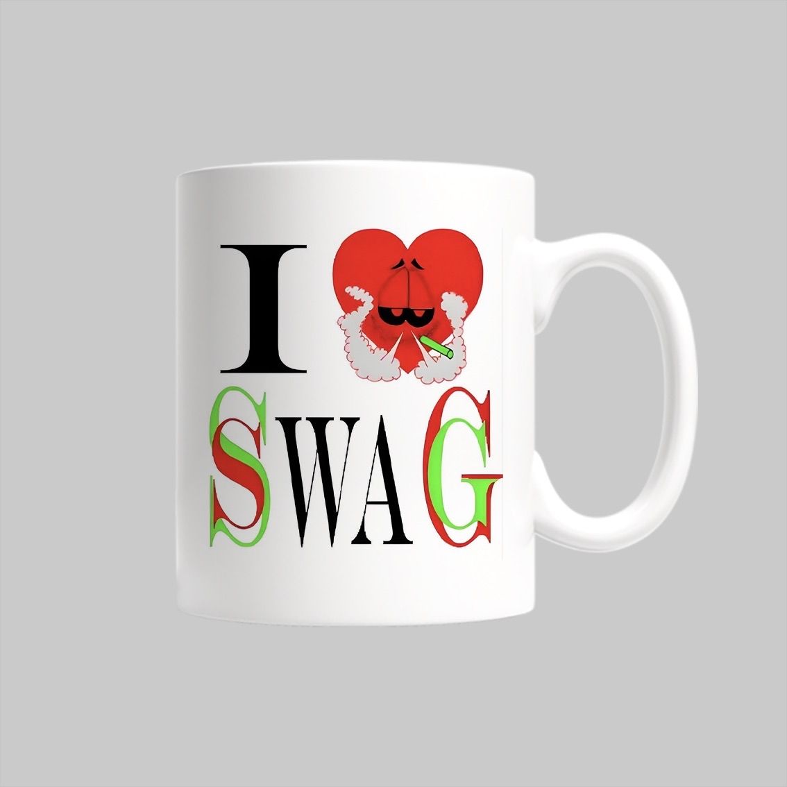 

Кружка I love Swag Свэг рэп хип-хоп