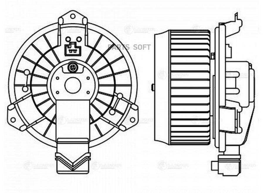 

Мотор Отопителя Toyota Yaris Ii (05-) LUZAR арт. LFH 1905