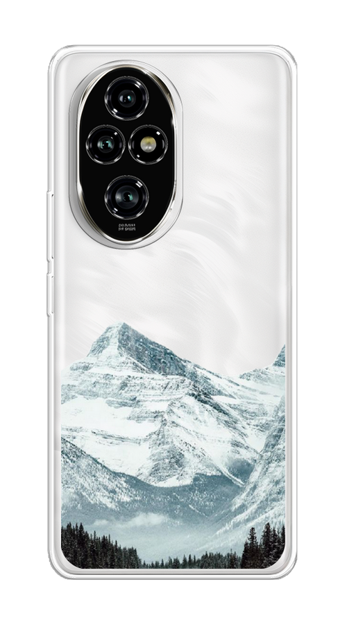 

Чехол на Honor 200 Pro "Горы арт 1", Белый;зеленый, 6124850-1