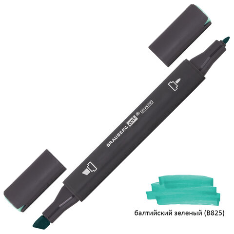

Маркер двусторонний 1-6 мм Brauberg Art Classic, БАЛТИЙСКИЙ зеленый (B825), 151838, 6 шт