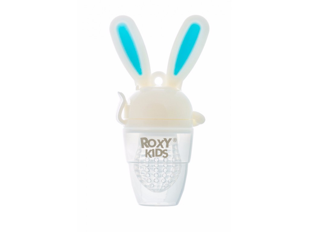 Ниблер для прикорма Roxy-kids Bunny Twist с 6 месяцев голубой