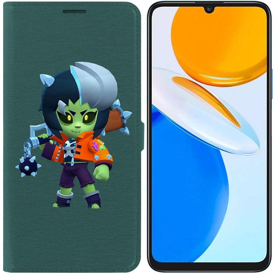

Чехол-книжка Eco Book для Honor X7 Brawl Stars-ЗомБиби